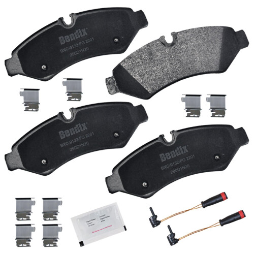 Pastilhas de Travão Traseiras Cerâmicas Bendix Priority1 CFC2201 para Sprinter 2500, 1500, 2019-2023