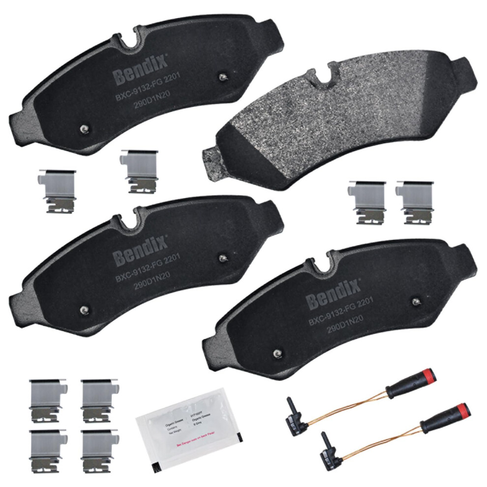 Bendix Priority1 Cfc2201 Ceramic Rear Brake Pads For Freightliner Sprinter 2500 2019 Mercedes-Benz Sprinter 2019 Sprinter 1500 2023-2019 Sprinter 2 887243383967