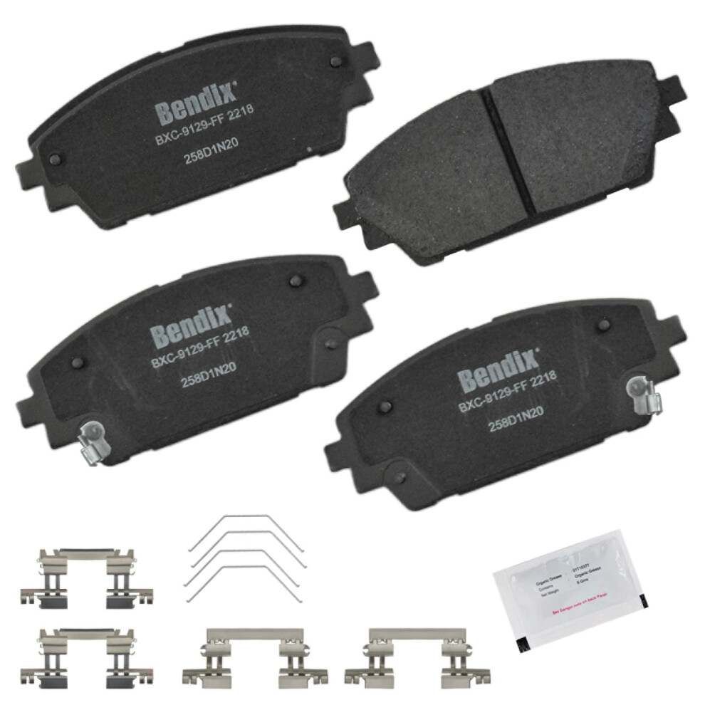 Bendix Priority1 Cfc2218 Ceramic Front Brake Pads For Mazda 3 2024-2019 3 Sport 2019 887243381796