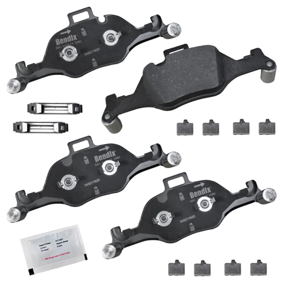Bendix Priority1 Cfc2060 Ceramic Front Brake Pads For Select Models Bmw 430I Gran Coupe 530E 530E Xdrive 530I 530I Xdrive 540D Xdrive 540I 540I Xdrive 887243383868