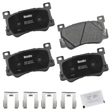 Bendix Priority1 CFC1975 ceramiczne przednie klocki hamulcowe dla Genesis G90 2019-2017 Kia K900 2020-2019