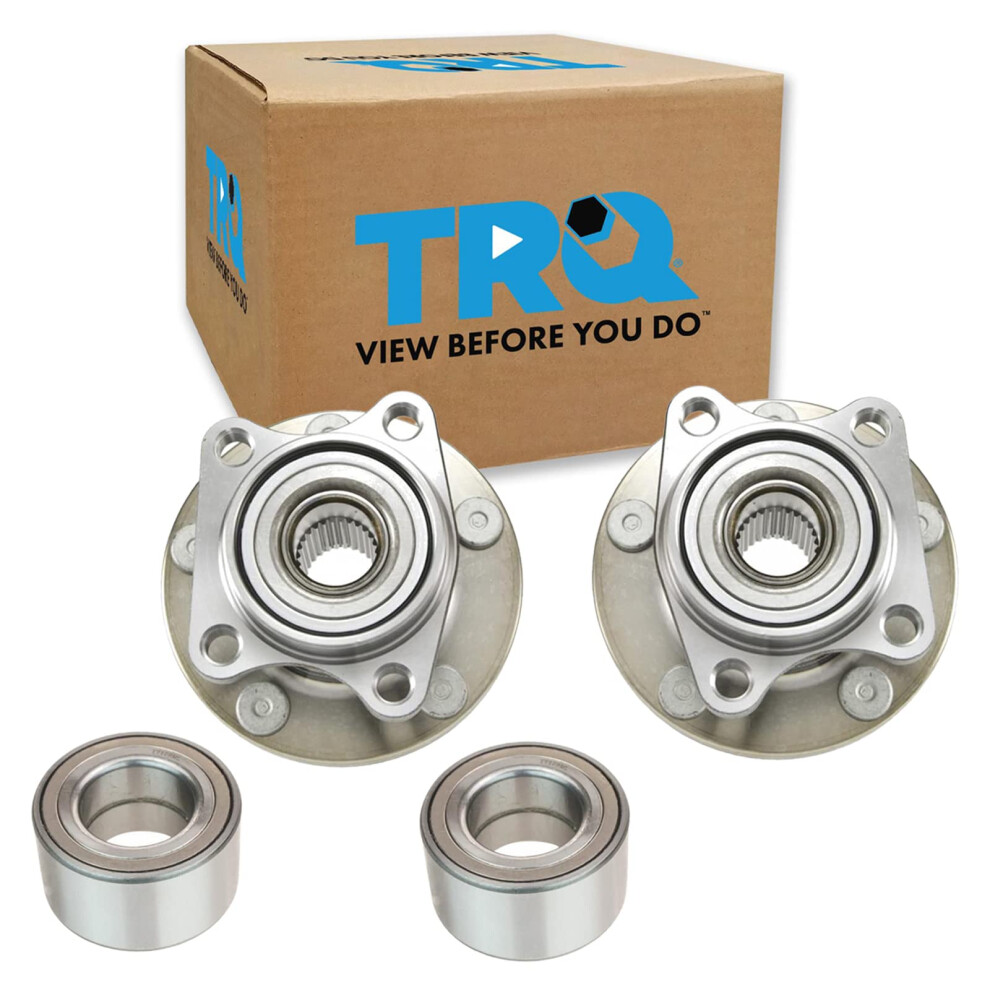 Trq Wheel Hub Bearings Assembly Set Compatible With 2007-2010 Ford Edge Lincoln Mkx 195591342377