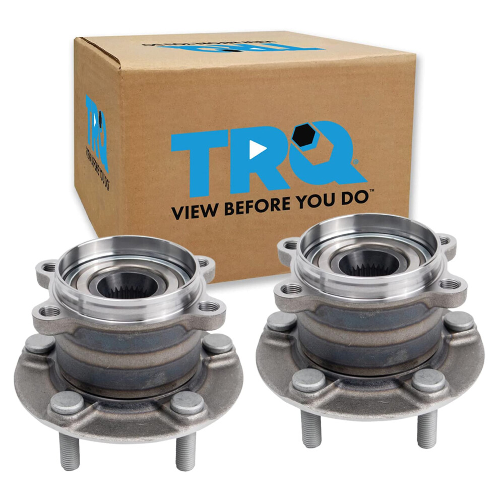 Trq Rear Wheel Hub Bearings Assembly Set Compatible With 2016-2022 Mazda Cx-9 195591304290