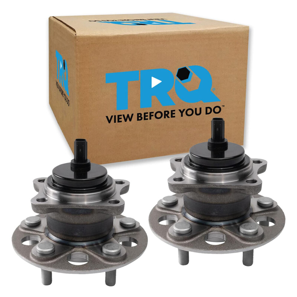 Trq Rear Wheel Hub Bearings Assembly Set Compatible With 2018-2019 Toyota C-Hr 195591304269
