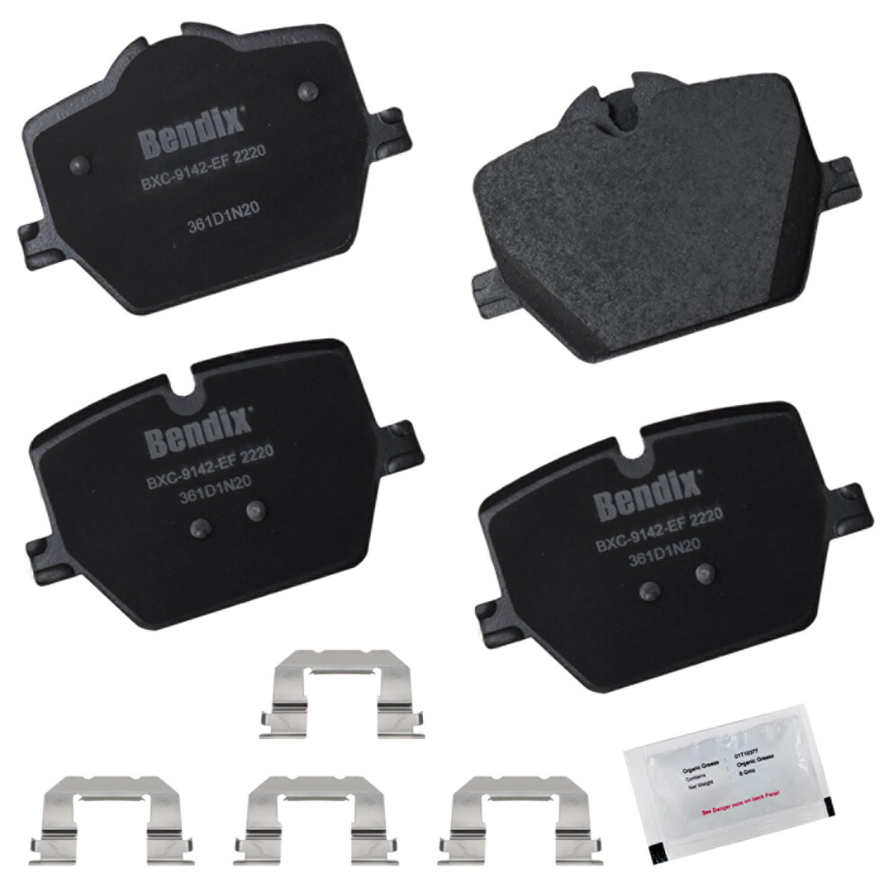Bendix Priority1 Cfc2220 Ceramic Rear Brake Pads For Select Models Bmw 230I Xdrive 330E 330I 430I Gran Coupe I4 M240i M340i M440i Z4 Toyota Gr Supra 887243383660