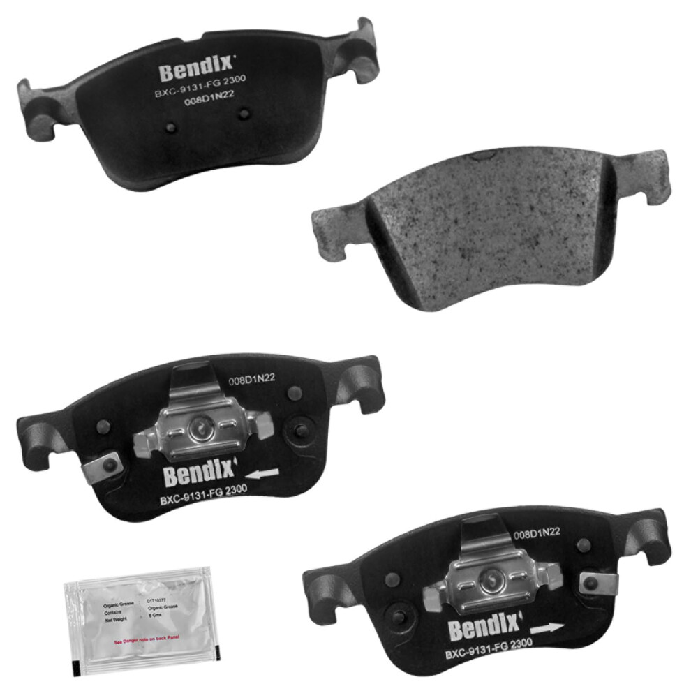 Bendix Priority1 Cfc2300 Ceramic Front Brake Pads For Ford Bronco Sport 2024-2021 Escape 2024-2020 Maverick 2024-2022 Lincoln Corsair 2024-2020 887243290098