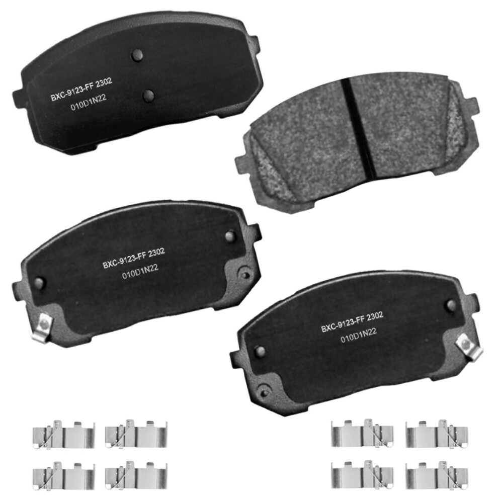 Bendix Premium Sbc2302 Ceramic Front Brake Pads For Hyundai Elantra 2021 Sonata 2022-2020 Kia K5 2023-2021 887243290135