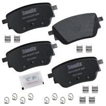 Bendix Priority1 CFC2207 ceramiczne tylne klocki hamulcowe dla Mercedes-Benz A200 2020 A220 2021-2019 CLA200 2020-2019 CLA250 2021-2020