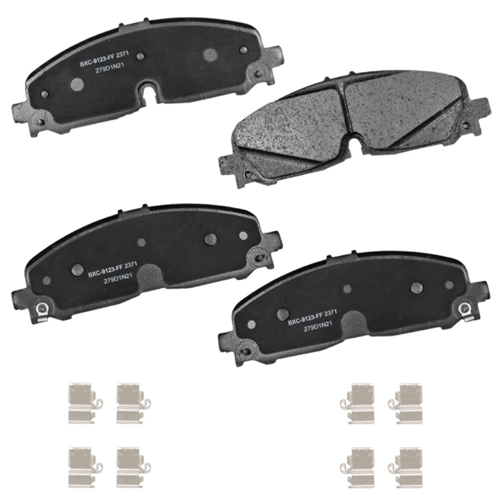 Bendix Premium Sbc2371 Ceramic Front Brake Pads For Select Models Buick Enclave Cadillac Xt5 Xt6 Chevrolet Blazer Colorado Traverse Gmc Acadia Canyon 887243290241