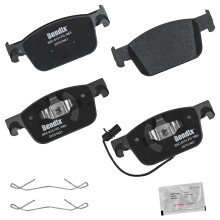 Bendix Priority1 CFC1953 ceramiczne przednie klocki hamulcowe dla Audi A4 2020-2017 A4 Quattro 2021 A5 2019-2018 A5 Sportback 2021