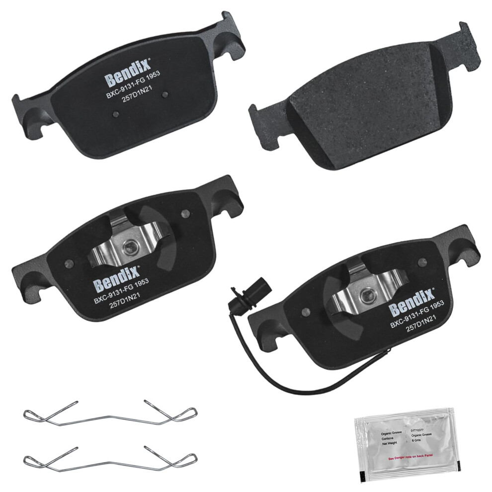 Bendix Priority1 Cfc1953 Ceramic Front Brake Pads For Audi A4 2020-2017 A4 Quattro 2021 A5 2019-2018 A5 Sportback 2021 887243290029