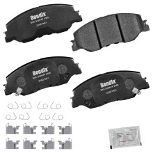Ceramiczne klocki hamulcowe przednie Bendix Priority1 CFC2185 do Honda Civic 2023-2022 Insight 2022-2019