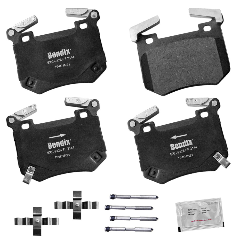 Bendix Priority1 Cfc2144 Ceramic Rear Brake Pads For Genesis G70 2024-2019 Kia Stinger 2023-2018 887243284622
