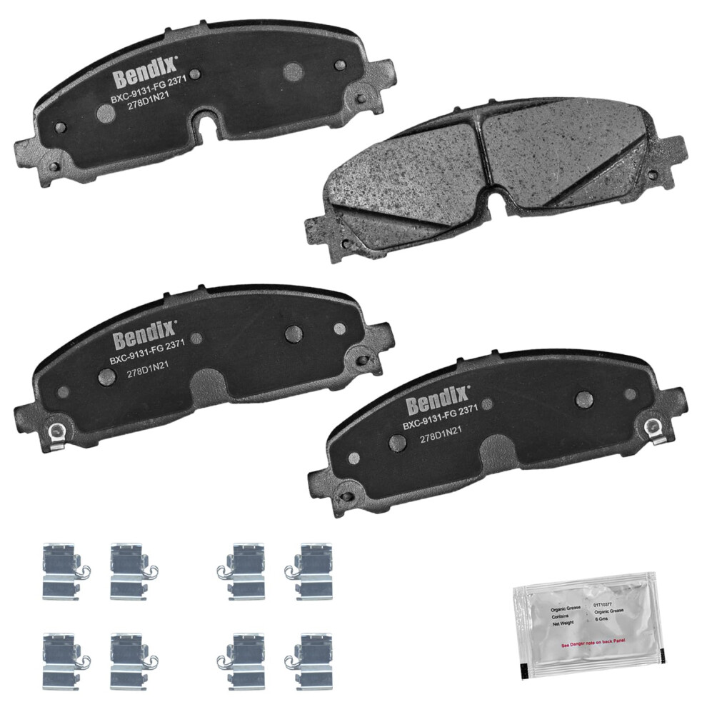 Bendix Priority1 Cfc2371 Ceramic Front Brake Pads For Select Models Buick Enclave Cadillac Xt5 Xt6 Chevrolet Blazer Colorado Traverse Gmc Acadia Canyo 887243290227