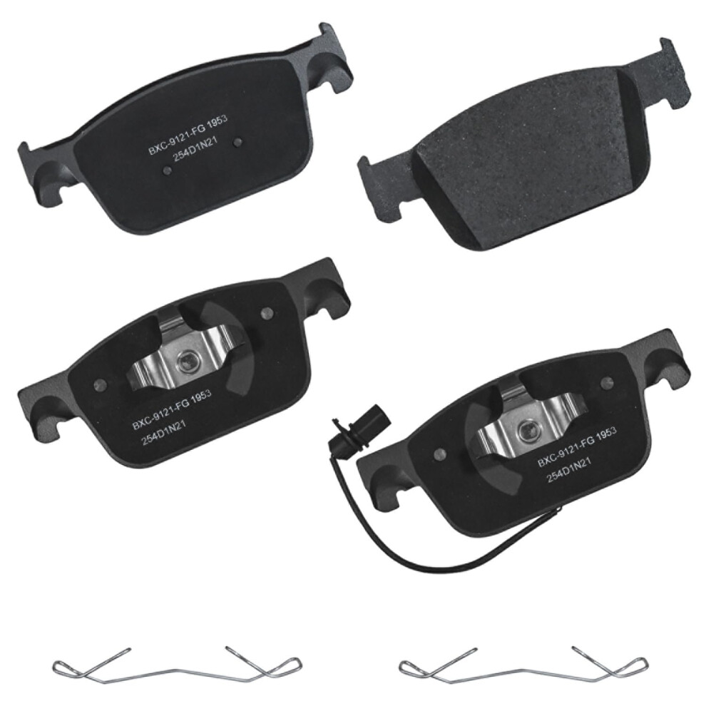 Bendix Premium Sbc1953 Ceramic Front Brake Pads For Audi A4 2020-2017 A4 Quattro 2021 A5 2019-2018 A5 Sportback 2021 887243290036