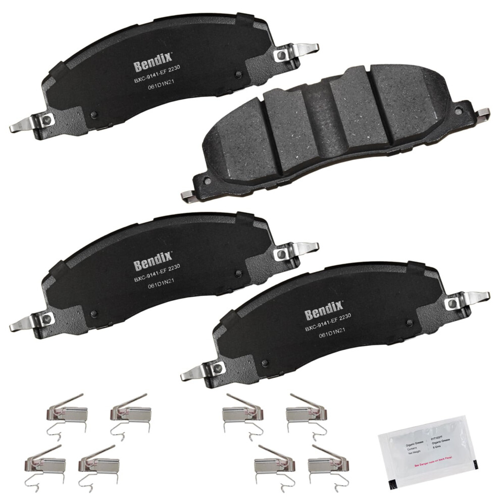 Bendix Priority1 Cfc2230 Ceramic Front Brake Pads For Ford Explorer 2024-2020 Lincoln Aviator 2023-2020 887243383707