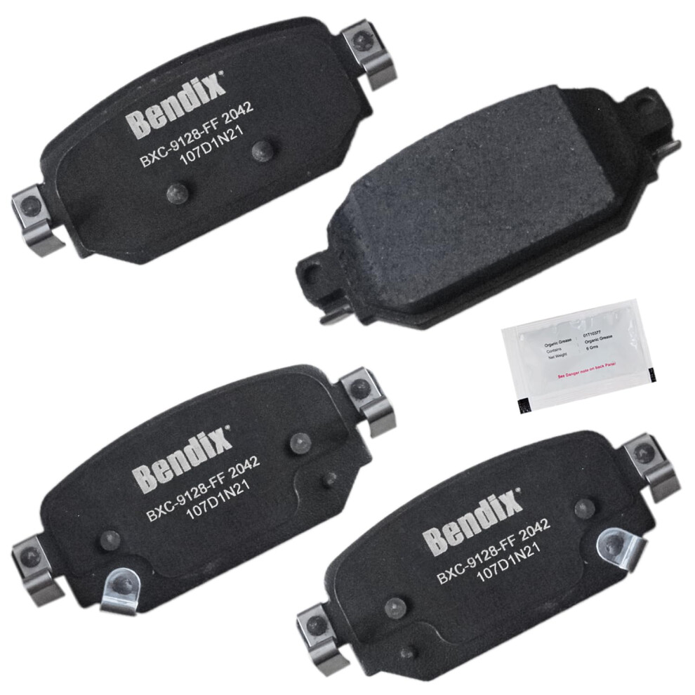 Bendix Priority1 Cfc2042 Ceramic Rear Brake Pads For Mazda 3 2018-2017 3 Sport 2017 Cx-3 2022-2019 887243284479