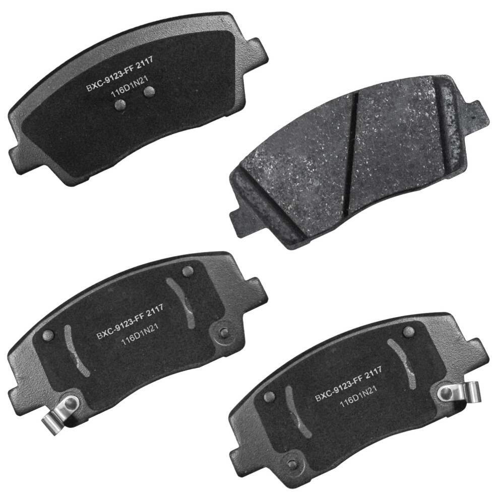 Bendix Premium Sbc2117 Ceramic Front Brake Pads For Genesis G70 2023-2019 Kia Stinger 2022-2018 887243284561