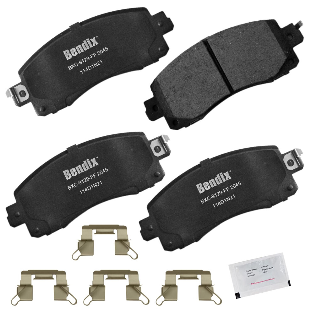 Bendix Priority1 Cfc2045 Ceramic Front Brake Pads For Subaru Crosstrek 2023-2018 Forester 2023-2019 Impreza 2022-2017 Legacy 2023-2020 Outback 202 887243284509