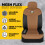 CAT Capa de Assento Automóvel Cat MeshFlex para Carros e SUVs (Conjunto de 2) - Bege 2