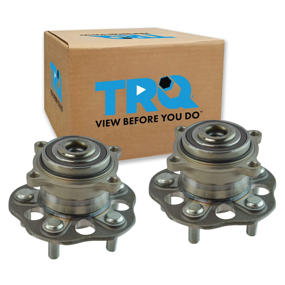 Trq Rear Wheel Hub Bearings Assembly Set Compatible With 2010-2011 Honda Accord Crosstour 2007-2011 Cr-V 2012-2015 Crosstour 191213344330
