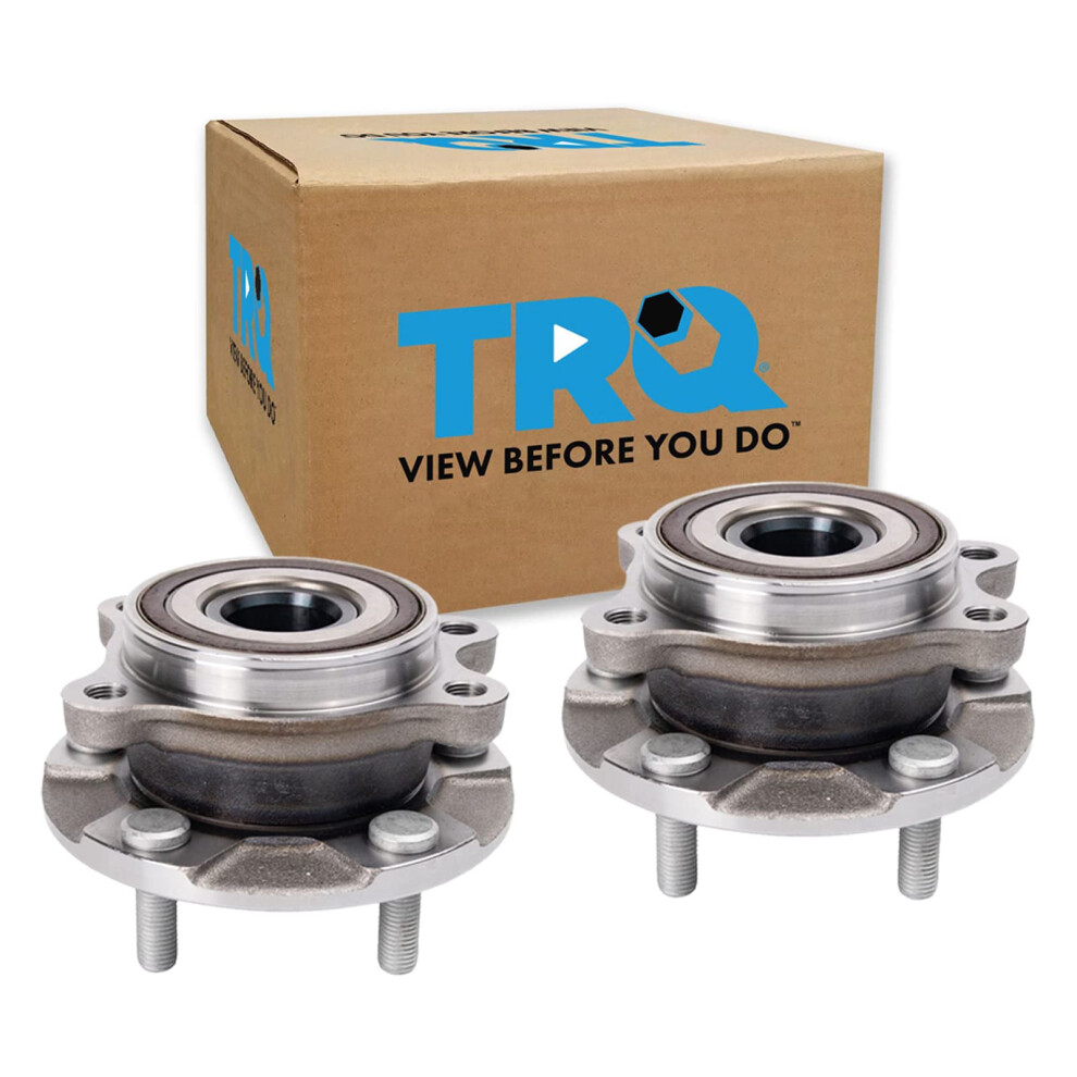 Trq Front Wheel Hub Bearings Assembly Set Compatible With 2015-2017 Lexus Nx200t 2018-2021 Nx300 2015-2021 Nx300h 195591330381