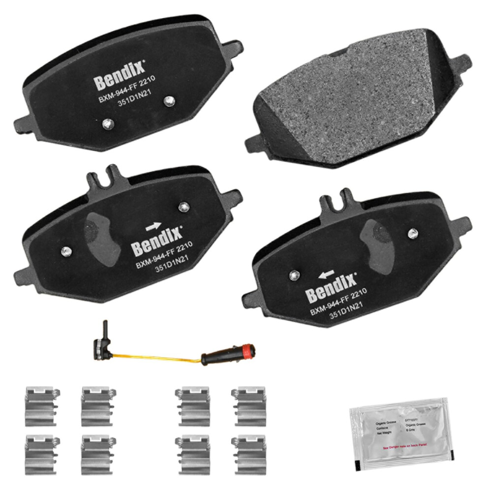 Bendix Priority1 Cfm2210 Semi-Metallic Rear Brake Pads For Select Models Mercedes-Benz G550 Gle53 Amg Gle350 Gle450 Gle580 Gls450 Gls580 Maybach Gls6 887243291330