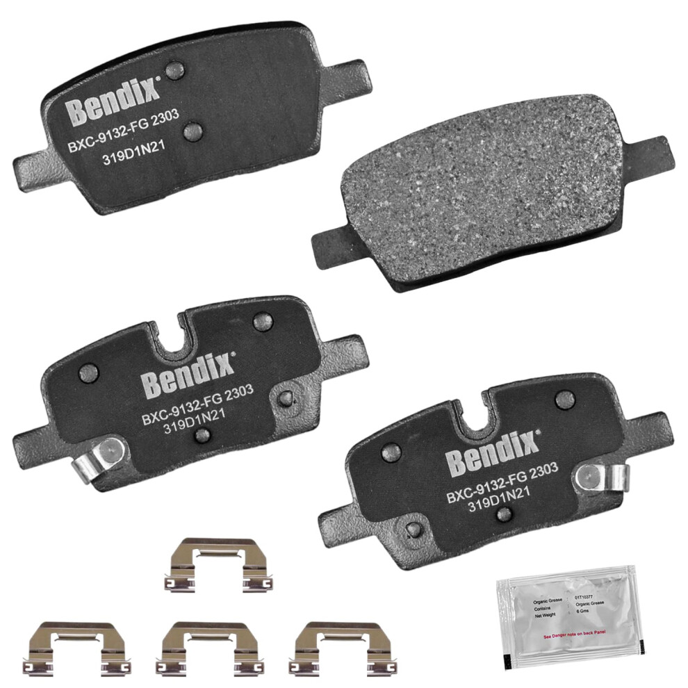 Bendix Priority1 Cfc2303 Ceramic Rear Brake Pads For Select Models Buick Enclave Cadillac Ct4 Ct5 Ct6 Xt5 Xt6 Chevrolet Blazer Traverse Traverse Gmc A 887243291347