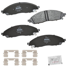 Bendix Priority1 CFC2402 ceramiczne przednie klocki hamulcowe dla Chrysler Pacifica 2024-2020 Jeep Grand Cherokee 2024-2023 Grand Cherokee L 2024-202