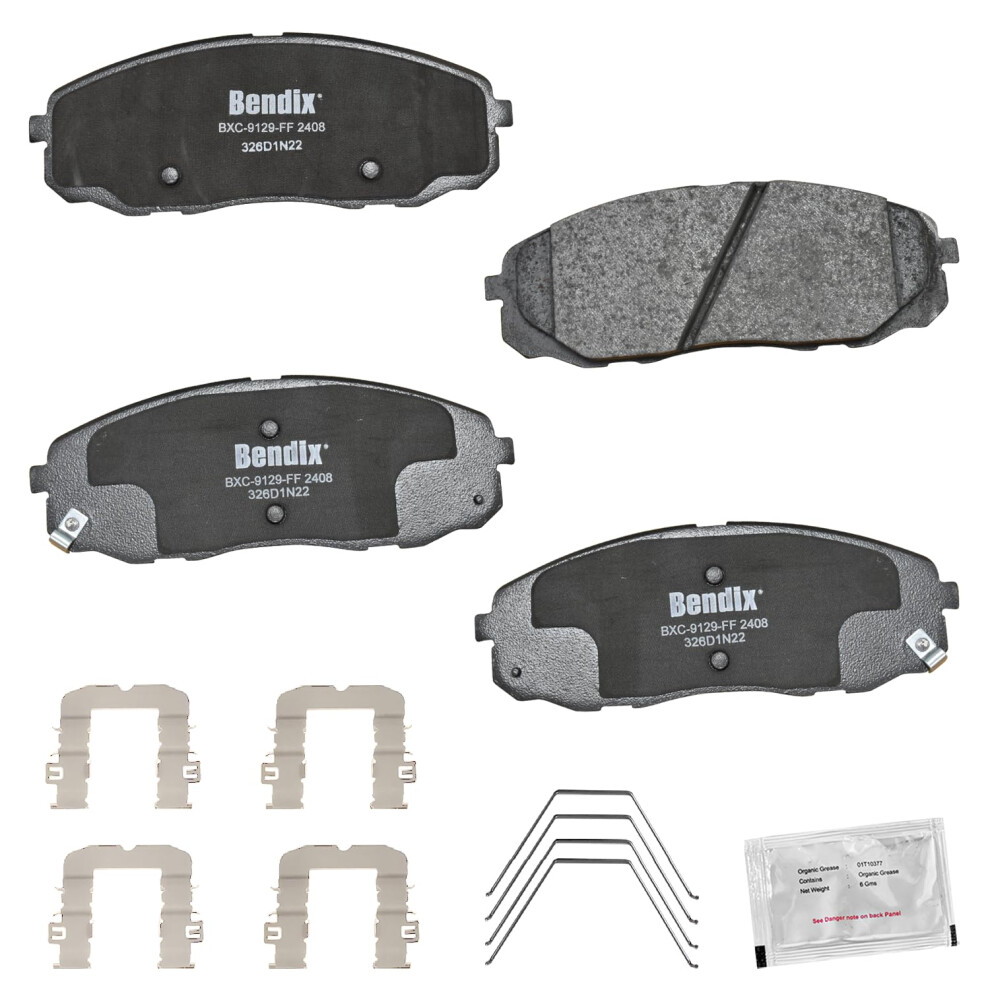 Bendix Priority1 Cfc2408 Ceramic Front Brake Pads For Kia Sedona 2021-2015 887243419352