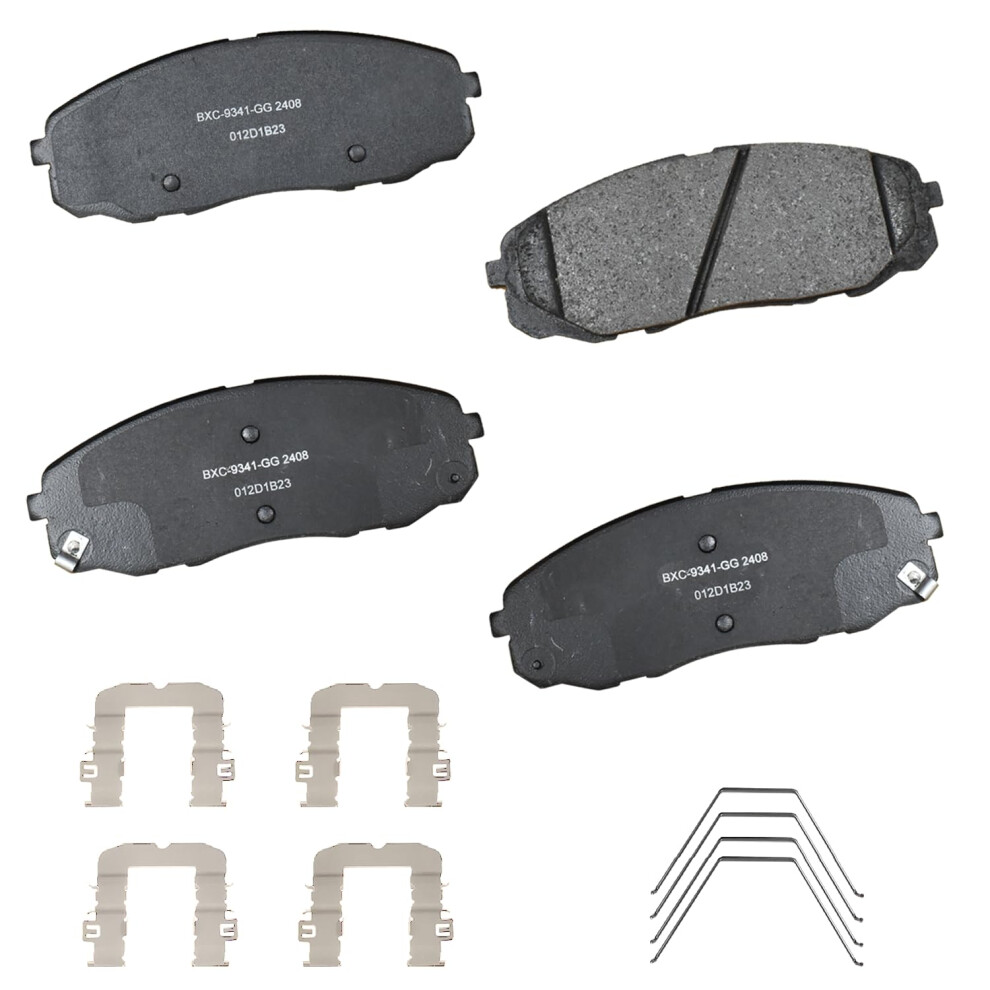 Bendix Premium Sbc2408 Ceramic Front Brake Pads For Kia Sedona 2021-2015 887243419345