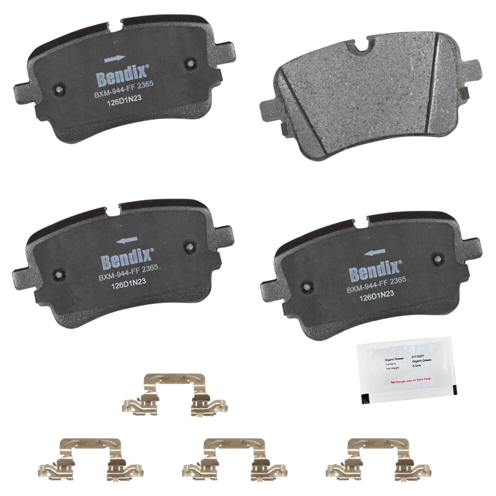 Bendix Priority1 Cfm2365 Semi-Metallic Rear Brake Pads For Select Models Audi A8 Quattro E-Tron Quattro E-Tron Sportback Q7 Q8 S6 S7 Sportback S8 Sq7 887243419505