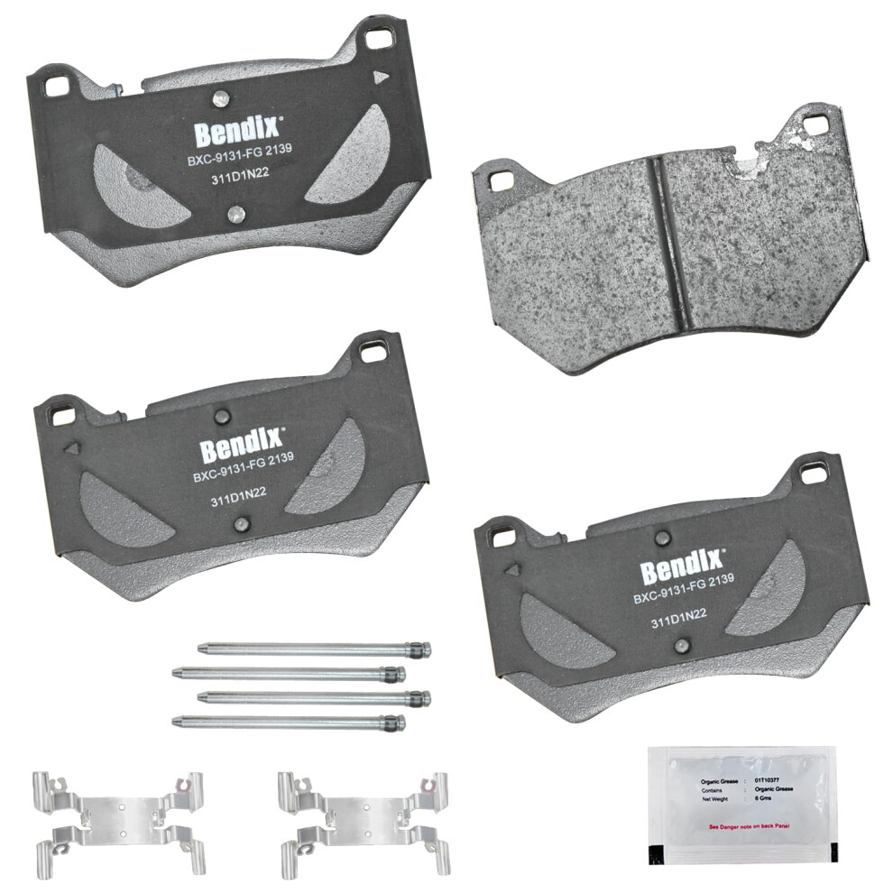 Bendix Priority1 Cfc2139 Ceramic Front Brake Pads For Audi Q5 2024-2018 Q5 Sportback 2024-2021 887243418829