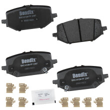 Bendix Priority1 CFC2397 Ceramiczne klocki hamulcowe tylne kompatybilne z Acura MDX 2024-2022 Honda Pilot 2024-2023