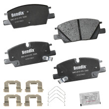 Bendix Priority1 CFC2345 ceramiczne przednie klocki hamulcowe dla Cadillac CT4 2021-2020 Chevrolet Equinox 2023-2021 Malibu 2023-2021 GMC Terrain 202