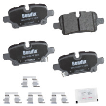 Bendix Priority1 CFC2374 ceramiczne tylne klocki hamulcowe dla Chevrolet Equinox 2023-2021 Malibu 2023-2020 GMC Terrain 2023-2021