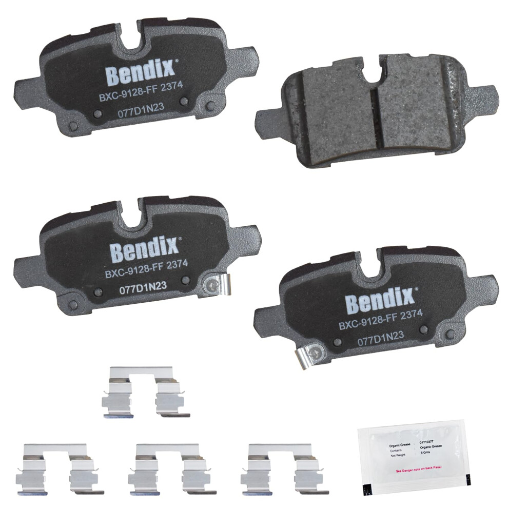 Bendix Priority1 Cfc2374 Ceramic Rear Brake Pads For Chevrolet Equinox 2023-2021 Malibu 2023-2020 Gmc Terrain 2023-2021 887243426060