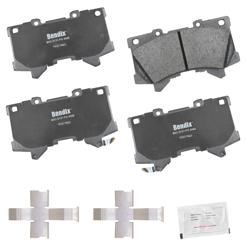 Bendix Priority1 Cfc2442 Ceramic Front Brake Pads For Lexus Lx600 2024-2022 Toyota Sequoia 2024-2023 Tundra 2024-2022 887243432825