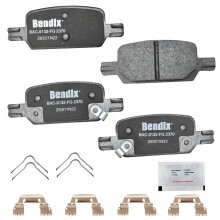 Bendix Priority1 CFC2370 Ceramiczne tylne klocki hamulcowe dla Chevrolet Colorado 2022-2021 GMC Canyon 2022-2021