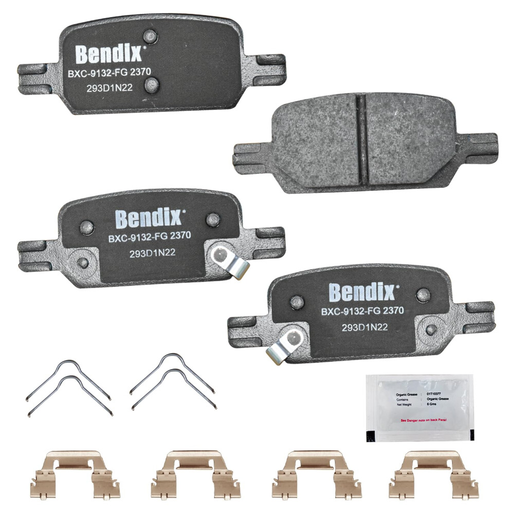 Bendix Priority1 Cfc2370 Ceramic Rear Brake Pads For Chevrolet Colorado 2022-2021 Gmc Canyon 2022-2021 887243419512