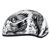 PISTE. Daytona Skull Helmet - W/Live Fast - XL