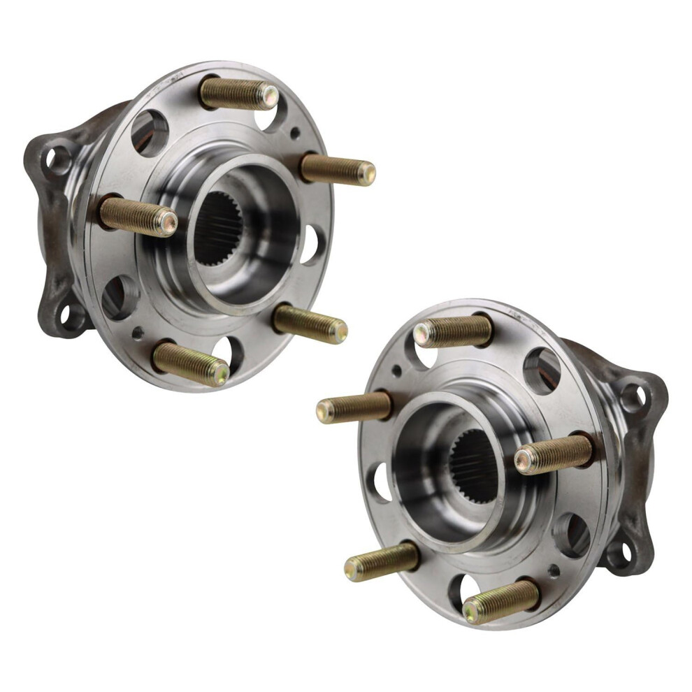 Trq Wheel Hub Bearings Assembly Set Compatible With Hyundai Kia 195591564717