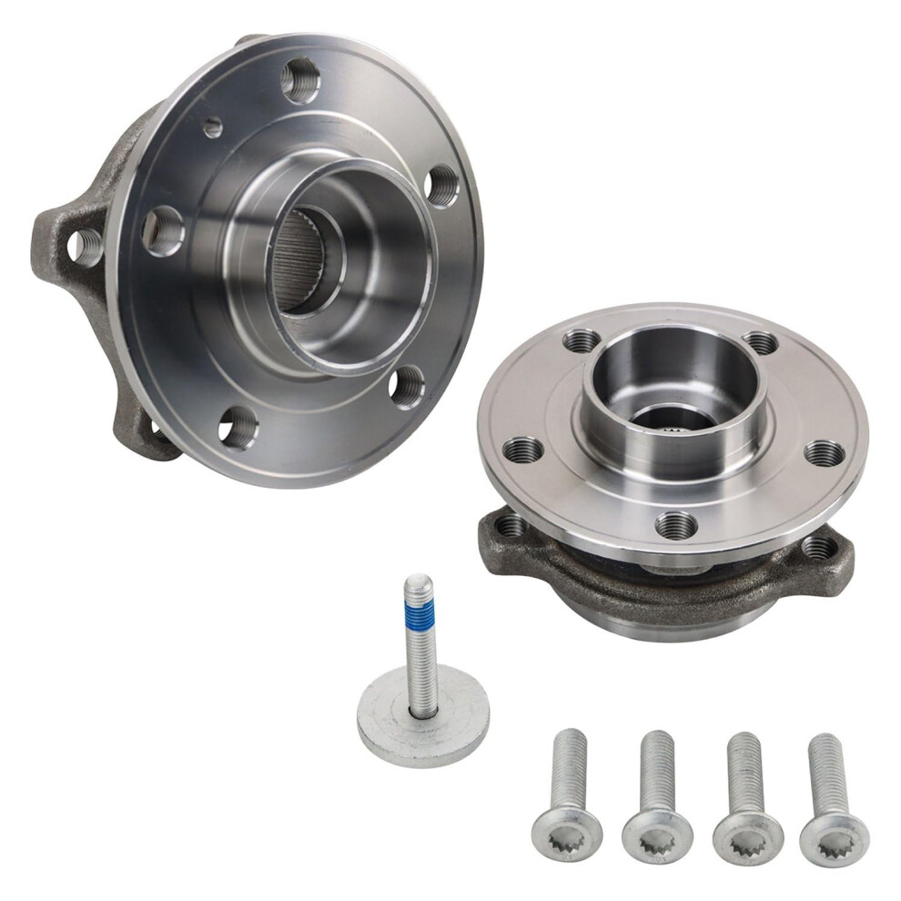 Trq Front Wheel Hub Bearings Assembly Set Compatible With Volvo 195591564700