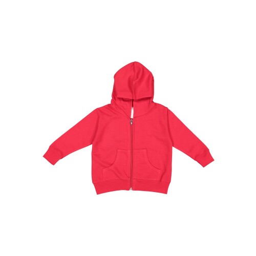 RABBIT SKINS Sweatshirt com Capuz, Vermelho, 2T, Pequeno