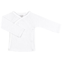 Kushies - Maglietta a maniche lunghe unisex per neonati, modello Everyday Layette, bianca, 3 mesi