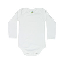 4T 5T 6T Toddler Bodysuits (Onesie) Lang?rmet konvoluthals 3-pak (4T) Hvid