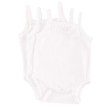 One Small Child Camisole 3 m?neders bodysuit i Natural Bamboo Viscose Fiber -3 Pack