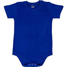 CBObaby kort?rmede rund hals-bodyer til alle aldre (Royal Blue 4T)