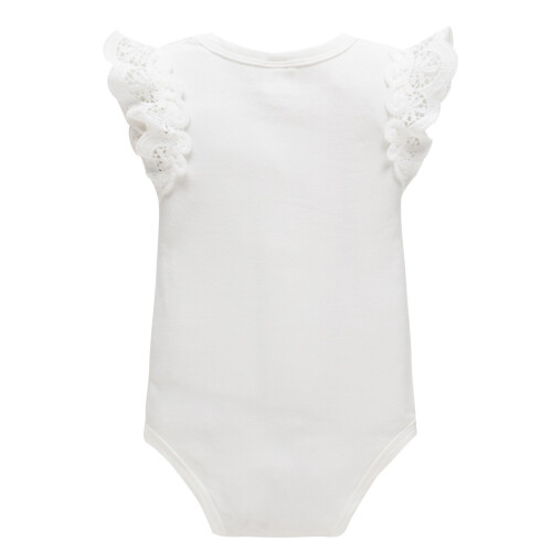 Yatong Macacão para Meninas (0-6 Meses, Branco) 1