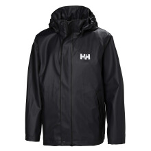 Helly Hansen Kids' Big Juniors Moss Coat Jacket with Full Rain Protection 990 Black 10